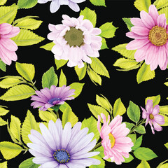 beautiful floral seamless pattern