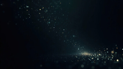 Obraz premium GlowingParticleEffectDarkBackground