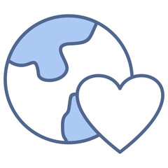 Environmental Care Blue Icon