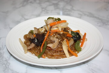 South Korean Food Japchae