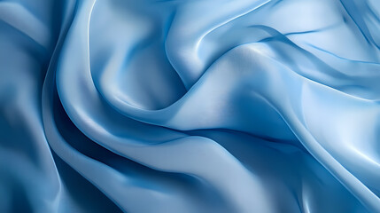 Obraz premium Smooth Light Blue Fabric Texture