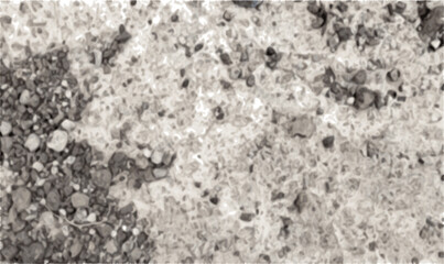 Intricate sand trace on wall, blending smoothness and texture for a rugged, natural aesthetic.