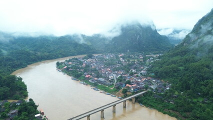 view from the top of the hill