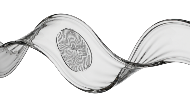 Abstract water wave with a circular element representing fluid dynamics and scientific concepts.