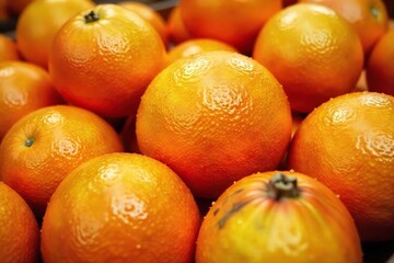 Sunlit Harvest Fresh Grapefruits Glistening with Morning Dew, Ready for Juicing or Market