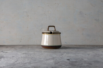 Tema Sugar Pot Denmark Stoneware 1980s