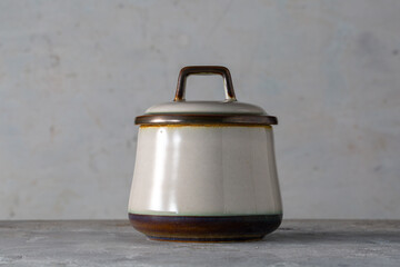 Tema Sugar Pot Denmark Stoneware 1980s