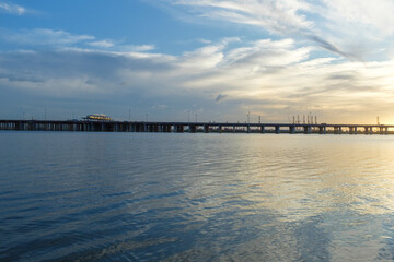 Obraz premium Seaside Scenery of Qianhai Bay, Shenzhen, Guangdong Province