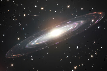 Spiral Galaxy in Deep Space
