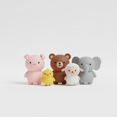 teddy bears and flowers