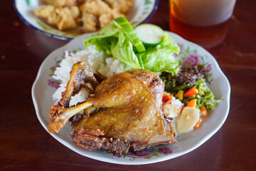 Fried Duck with Black Spices, captured on October 9, 2025. Crispy duck richly seasoned with...
