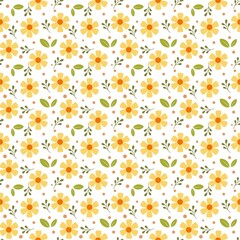 Pastel flowers  seamless background 
