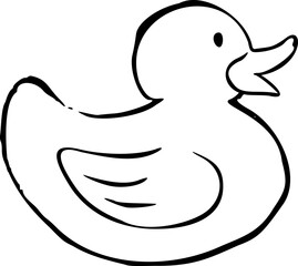Hand Drawn Rubber Duck