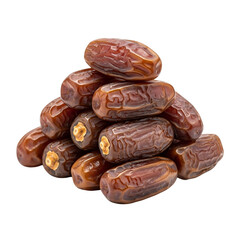 Dried cha fruit is isolated on white background.