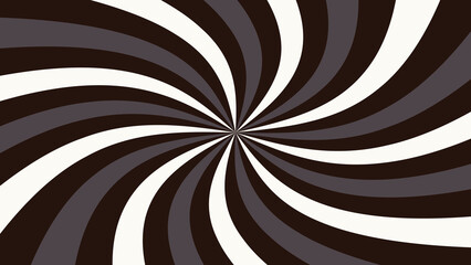 モノクロのサンバースト背景のイラスト