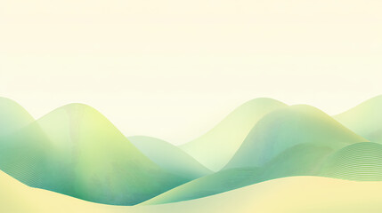 Fototapeta premium Abstract Mountain Landscape Illustration
