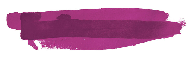 purple watercolor background. Artistic hand paint. Isolated on transparent background.
