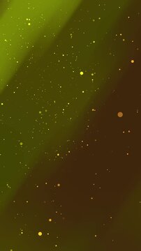 Abstract Blurred Festive Golden Glitter Particles Background with Light Ray