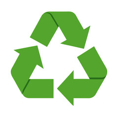 Obraz premium green recycle symbol