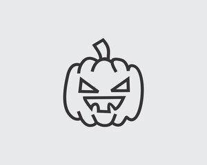 halloween pumpkin with a skull