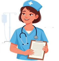 Compassionate Nurse Ready to Assist Patients