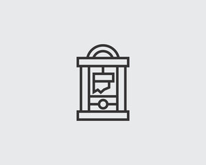 bell tower vector illustration