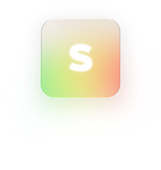 Neumorphic Alphabet Lowercase s Icon 3D Font and Typography Symbol for UI Design