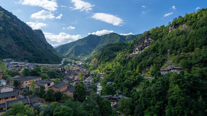 Fototapeta premium Wangxian Valley, Shangrao, Jiangxi, China