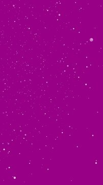 Sparkling Glittering Particles on Deep Fuchsia Colored Background Abstract