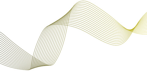 White wave curve lines banner background design. Abstract blue smooth wave on a white background. Dynamic sound wave. Isolated design element on white background.