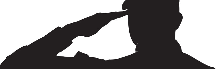 Black vector silhouette illustration of people with business concept hand signs