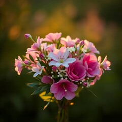 Obraz premium pink rose bush