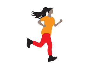 running logo