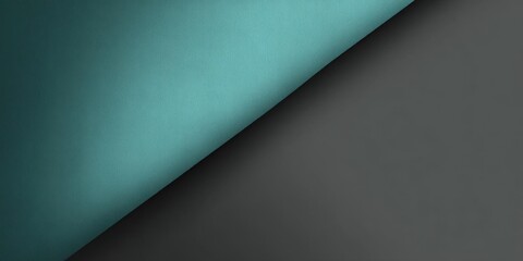 Abstract Teal and Gray Background Divide
