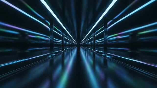 Step into the future with this modern corridor, perfect for sci-fi scenes, futuristic technology, and cutting-edge design concepts