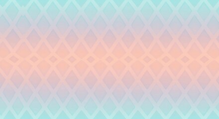 Fototapeta premium Delicate pastel diamond pattern gradient background
