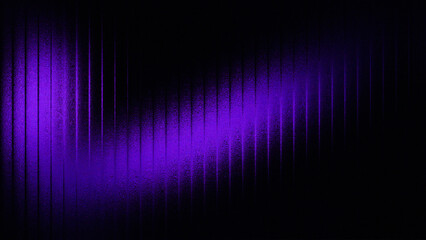 Abstract glowing purple light streaks against a dark black background with a subtle textured effect