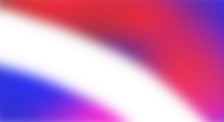 This abstract image features a smooth gradient blending vibrant red, deep blue, and rich purple tones. The soft diffusion of color creates an ethereal and modern aesthetic.