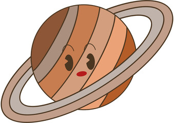 Illustration of saturn © Mangdo