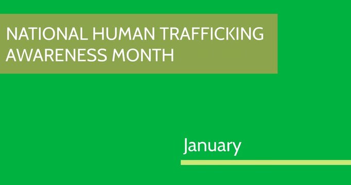 National Human Trafficking's Awareness Month Human Trafficking Human Rights Awareness crime abuse