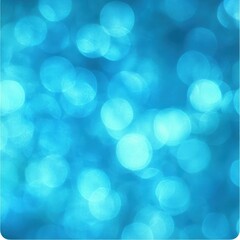 Fototapeta premium Soft glowing blue bokeh light circles creating an abstract dreamy background with smooth round shapes