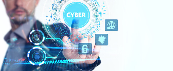 Cyber security data protection business technology privacy concept.