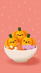 Halloween background Celebration with Pumpkins Background.