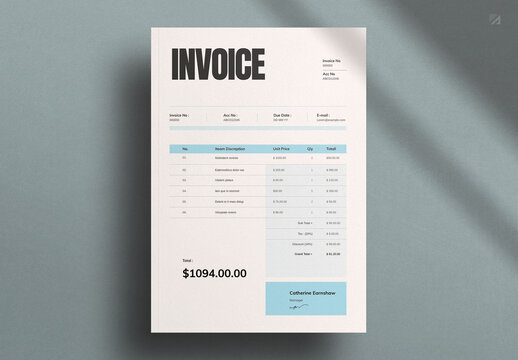 Clean Invoice
