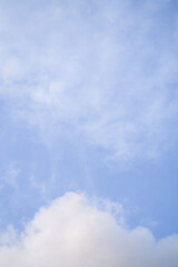 blue sky with clouds