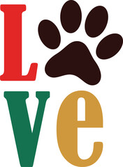 Christmas Dog T shirt Design