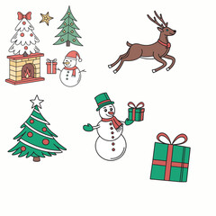 New Christmas design elements, vector set
