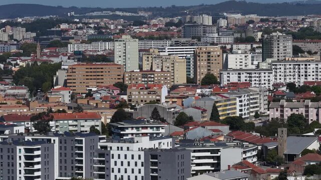 Porto cityscape buildings with 168 mm 2