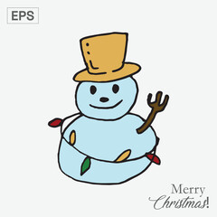 snowman illustration graphic