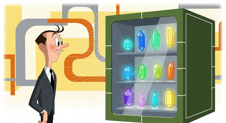 UPA 1950's style Data as the New Digital Gold